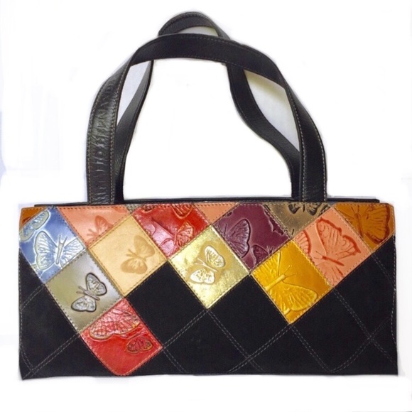Mario Hernandez Handbags - mario hernandez | leather butterfly handbag